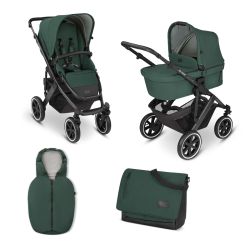 ABC Design SET 2in1 Kombi-Kinderwagen Salsa 4 Air Classic basil inkl. Zubehör