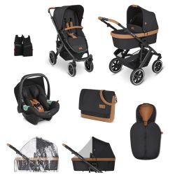 ABC Design Starter Set 2in1 Kombi-Kinderwagen Salsa 4 Air Pure toffee inkl. Zubehör