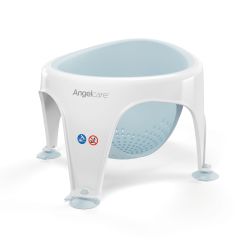 Angelcare Badering Badesitz rund mit Soft-Touch Sitzfläche Light aqua