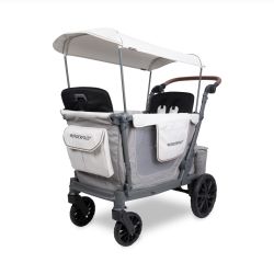 Wonderfold L2 Stroller Doppel Kinderwagen 2-Sitzer Gray