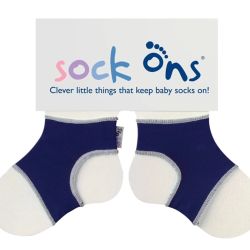 Baby Sockenhalter Babysöckchenhalter Sockenhalter Large 6-12 Monate blau