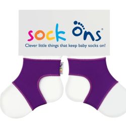 Baby Sockenhalter Söckchenhalter Sockenhalter Small 0-6 Monate Lila