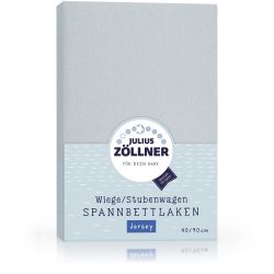 Julius Zöllner Spannbetttuch Jersey denim 90/40