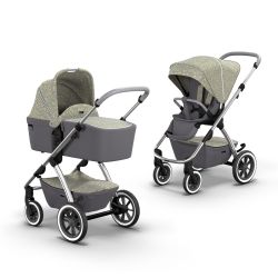Moon 2in1 Kombi-Kinderwagen RELAXX 488-ice flower