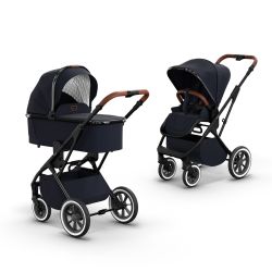 Moon 2in1 Kombi-Kinderwagen ROCCA EDITION+ 555-navy