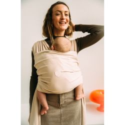 Koala Babycare Babytragetuch Bauchtrage Cuddle Band 2 bis 15kg Beige