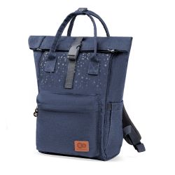 Kinderkraft Rucksack Moonpack Wickelrucksack Tasche Confetti Denim