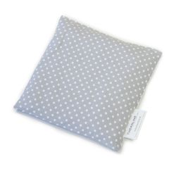 Theraline Kirschkernkissen 19 x 19 cm Punkte grau Kirschkerne