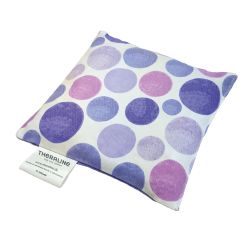 Theraline Kirschkernkissen 19 x 19 cm Waterdots lila Kirschkerne