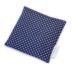 Theraline Kirschkernkissen 19 x 19 cm Punkte marine Kirschkerne