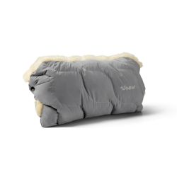 Fellhof Kinderwagen Handwärmer Handmuff WINTERBERG grau