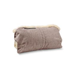 Fellhof Kinderwagen Handwärmer Handmuff beige-melange