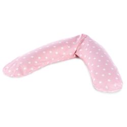 Theraline Das Komfort Stillkissen + Bezug Big Stars rosa Polyesterhohlfaser