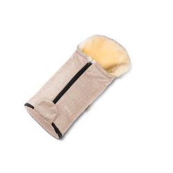 Fellhof Kinderwagenfellsack Fußsack GASTEIN beige melange