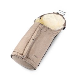 Fellhof Kinderwagenfellsack Fußsack Lammfell HOCHSÖLDEN beige-melange