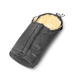 Fellhof Kinderwagenfellsack Fußsack Lammfell HOCHSÖLDEN graphit-melange