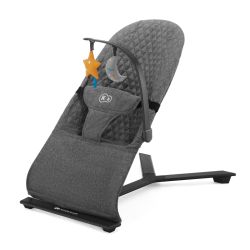 Kinderkraft Babyliege Wippe mit Spielbügel MIMI grey