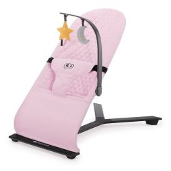 Kinderkraft Babyliege Wippe mit Spielbügel MIMI pink