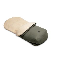 Moon Premium Footmuff Fußsack m. Kunstfelleinsatz herausnehmbar 566-moss green