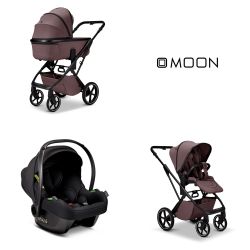 Moon Kombikinderwagen Ciao Set mit Babyschale Cosmo 2.0 tonka