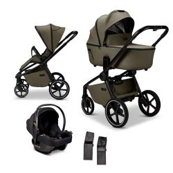 Moon Resea 2.0 Kombikinderwagen SET inkl. Cosmo 2.0 Babyschale moss