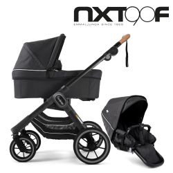 Emmaljunga NXT90 FLAT Outdoor - Duo Lounge Black