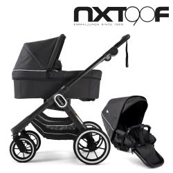 Emmaljunga NXT90 FLAT Outdoor - Duo Lounge Black