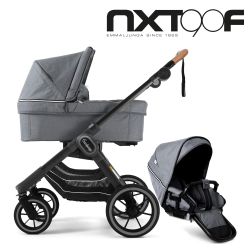 Emmaljunga NXT90 FLAT Outdoor - Duo Lounge Grey