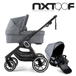 Emmaljunga NXT90 FLAT Outdoor - Duo Lounge Grey