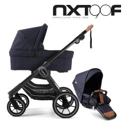 Emmaljunga NXT90 FLAT Outdoor - Duo Outdoor Navy