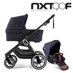 Emmaljunga NXT90 FLAT Outdoor - Duo Outdoor Navy