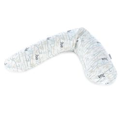 Das Original Theraline Stillkissen inkl. Bezug Dinkelfüllung Bambus-Bär