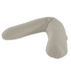 Das Original Theraline Stillkissen inkl. Bezug Dinkelfüllung Lehmgrau Bamboo