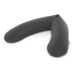 Das Original Theraline Stillkissen Dinkelfüllung Melange anthrazit Bamboo