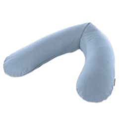 Das Original Theraline Stillkissen Dinkelfüllung Melange blau-grau Bamboo