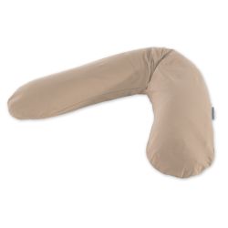 Das Original Theraline Stillkissen + Bezug Dinkelfüllung Cappuccino Bamboo