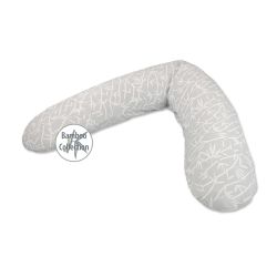 Theraline Stillkissen 190cm inkl. Bezug Bambuswald Dinkelfüllung