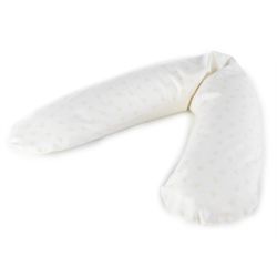 Theraline Stillkissen 190cm inkl. Bezug Art Deco egret Mikroperlenfüllung