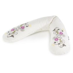 Theraline Stillkissen 190cm inkl. Bezug Art Deco egret Polyesterhohlfaser