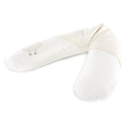 Theraline Stillkissen 190cm inkl. Bezug Schaf beige Mikroperlenfüllung