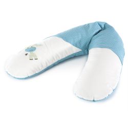 Theraline Stillkissen 190cm inkl. Bezug Esel laguna türkis Mikroperlenfüllung