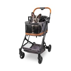 Wonderfold P2 Bella Pet Haustierwagen Buggy Hundewagen Graphite Grey