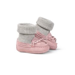 Fellhof Baby Patscherl Lammfell Hausschuhe DAKOTA Baby rosa Gr. 18/19