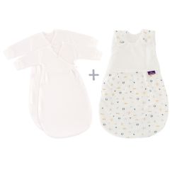 Träumeland Babyschlafsack LIEBMICH 3-teilig Set BrummBrumm Größe 68/74