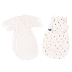 Träumeland Babyschlafsack LIEBMICH 3tlg. Set Carota Größe 56/62