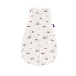 Träumeland Sommerschlafsack LIEBMICH Baumwolle Little Farm blau Größe 110