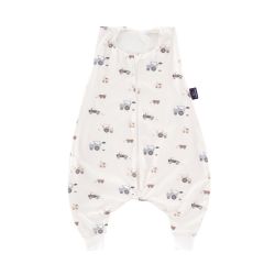 Träumeland Schlafanzug light TO GO Baumwolle Little Farm blau Größe 110