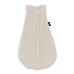 Träumeland Sommerschlafsack LIEBMICH Baumwollmusselin beige Größe 80
