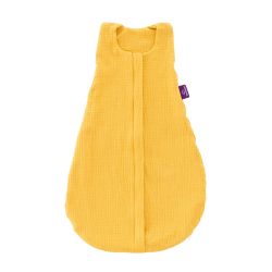 Träumeland Sommerschlafsack LIEBMICH Baumwollmusselin senfgelb Größe 90