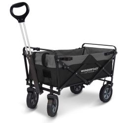 Wonderfold Bollerwagen faltbar Utility Outdoor selbststehend black - schwarz